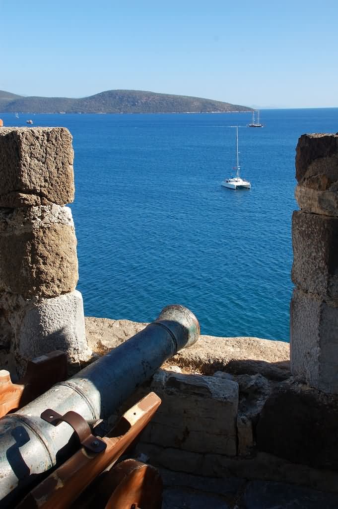 Cannon And Sea View From The Bodrum Castle