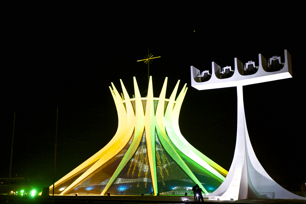 Cathedral of Brasília Looks Incredible With Night Lights
