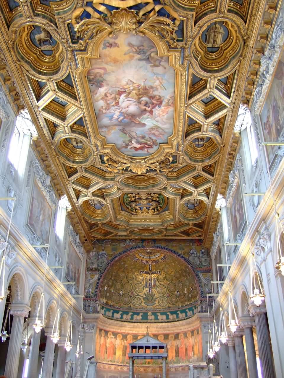 Ceiling Inside The Basilica of San Clemente