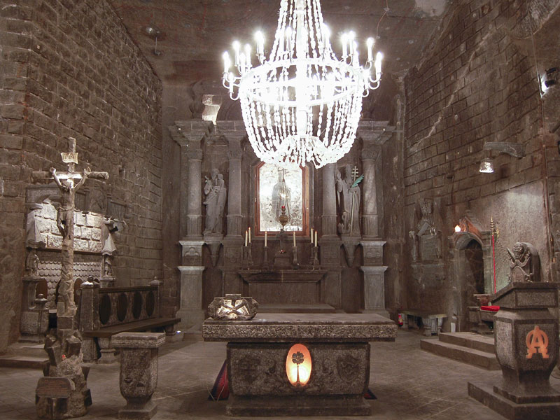 Chapel Inside The Wieliczka Salt Mine