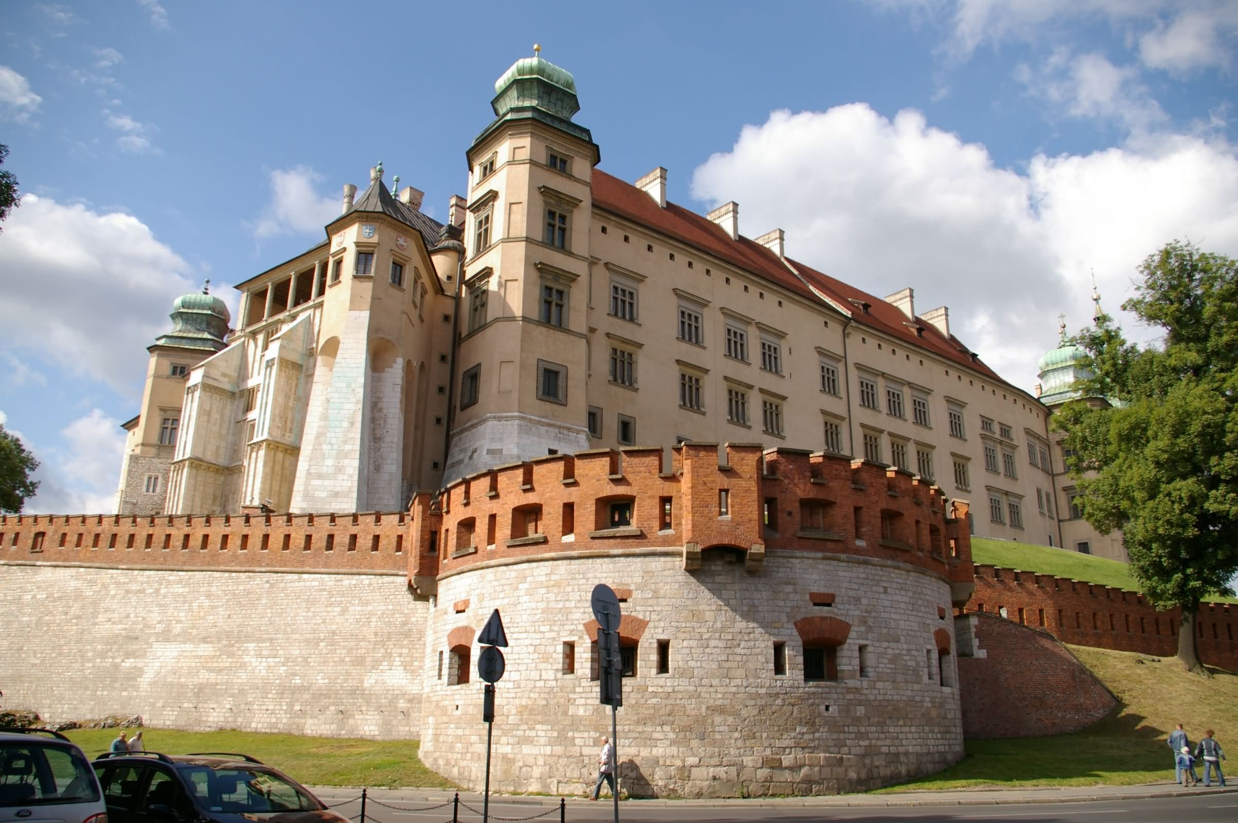 Closeup Of The Exterior Of Wawel Castle