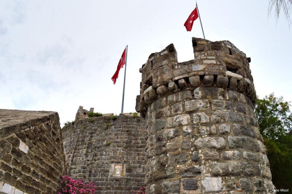 Closeup Of Tower Of Bodrum Castle
