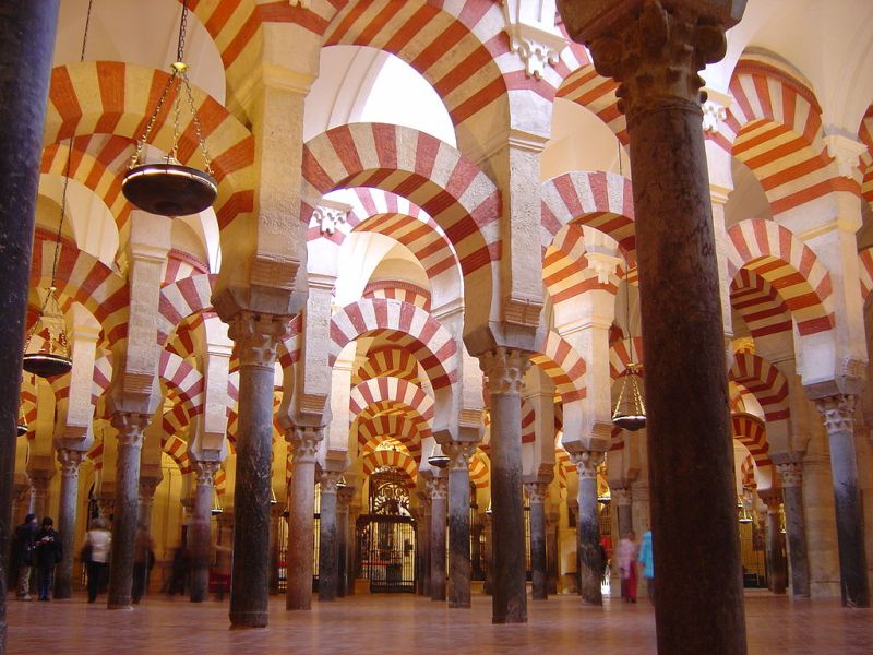 Columns Inside The Mosque of Córdoba