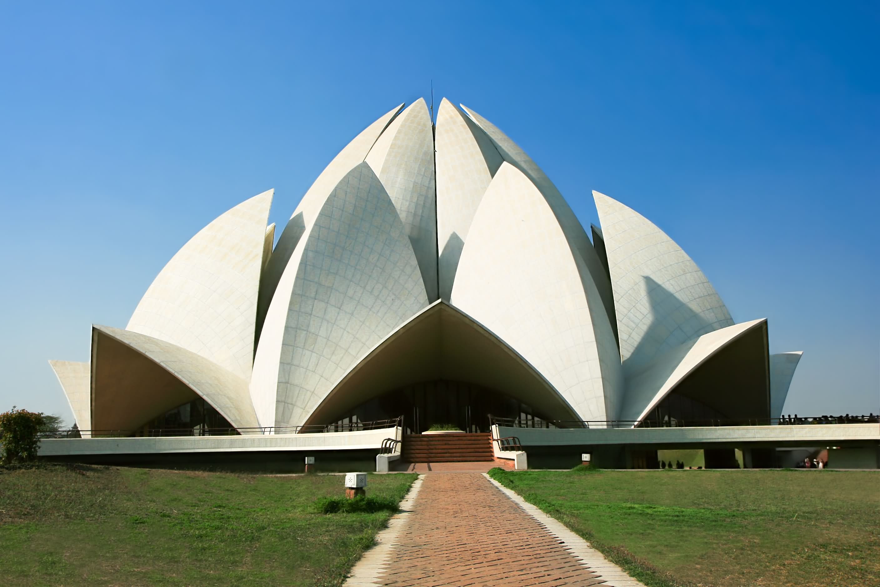 Entrance Way To The Lotus Temple