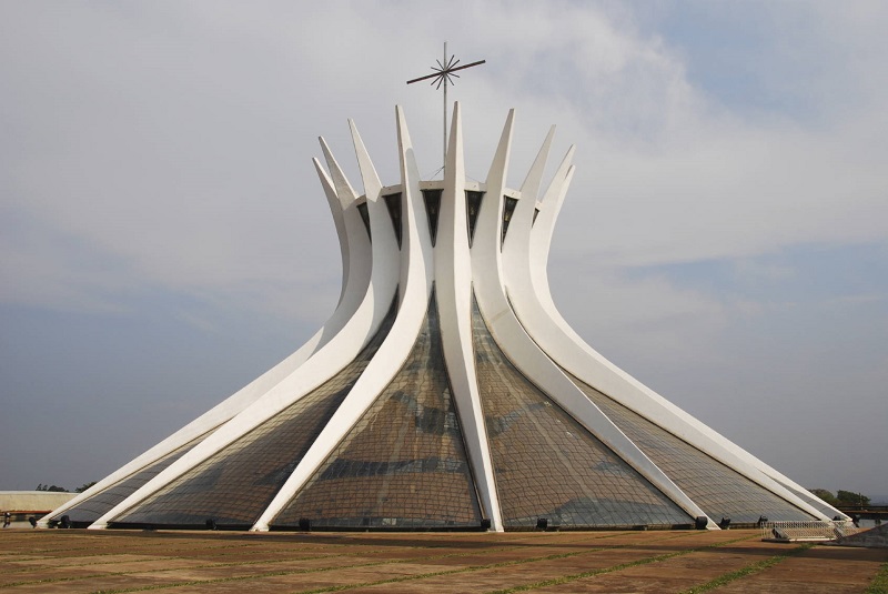 Exterior View Of The Cathedral of Brasília