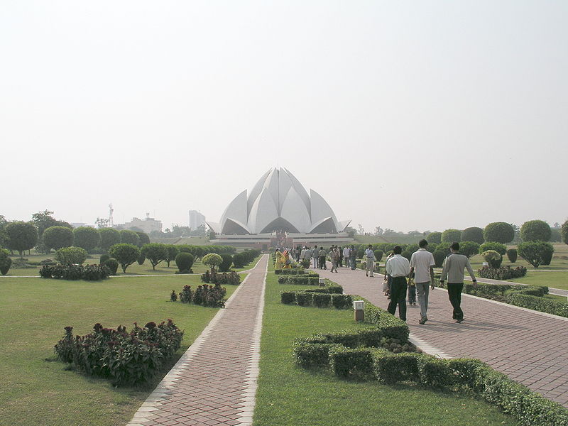 Far View Of The Lotus Temple