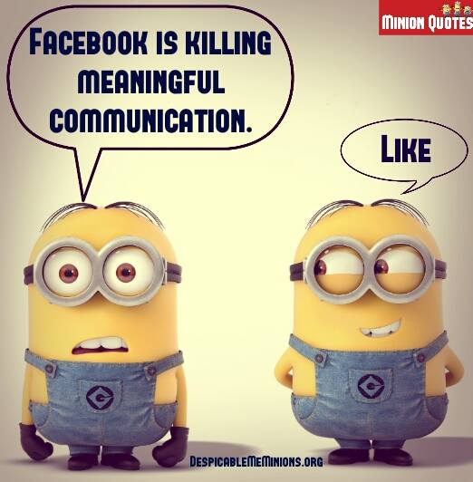 Funny Facebook Technology Minions Picture