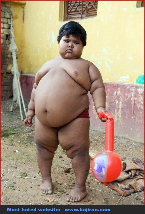 Funny Fat Indian Boy