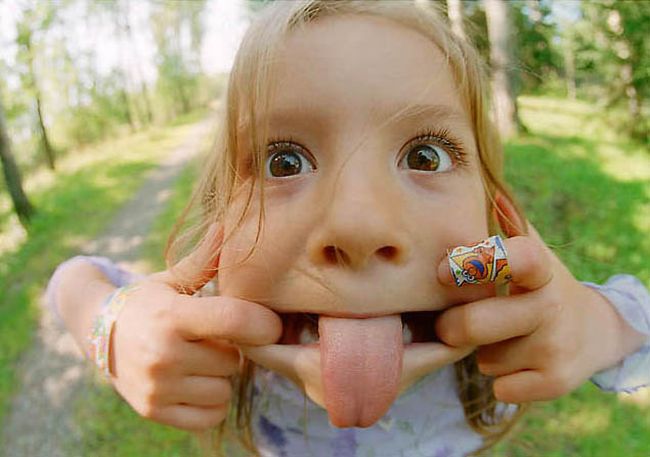 Funny Kid Showing Tongue
