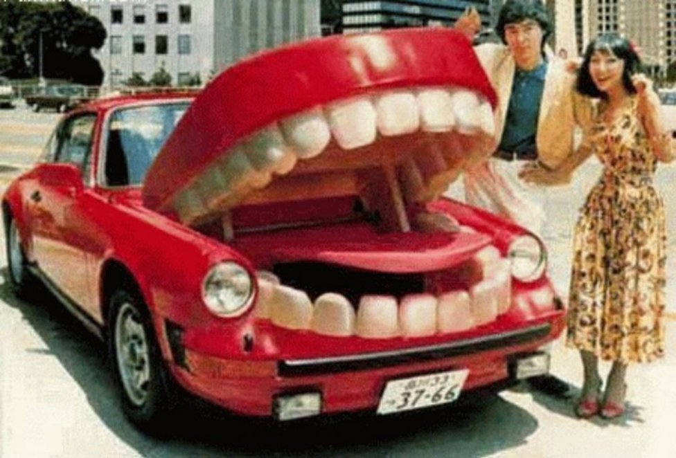 Funny Open Mouth Car
