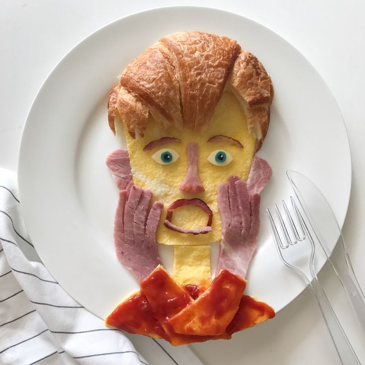 Funny Scary Face Food