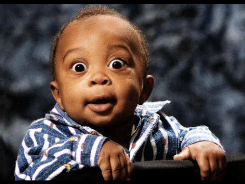 Funny Surprised Face Black Kid Picture
