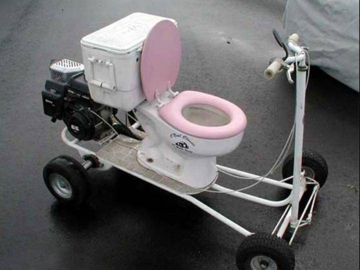 Funny Toilet Car