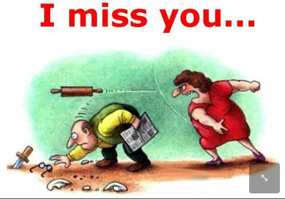 I Miss You After Marriage Funny Picture