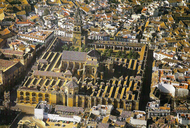 Incredible Aerial View Of The Great Mosque Of Cordoba