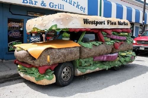 Incredible Burger SHaped Funny Car