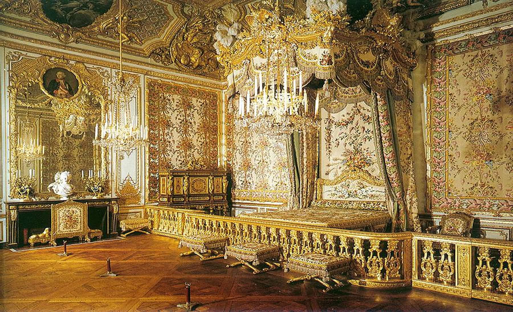 Inside View Of The Palace of Versailles In France