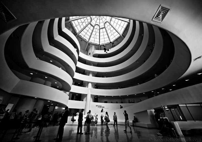 Interior View Of The Guggenheim Museum