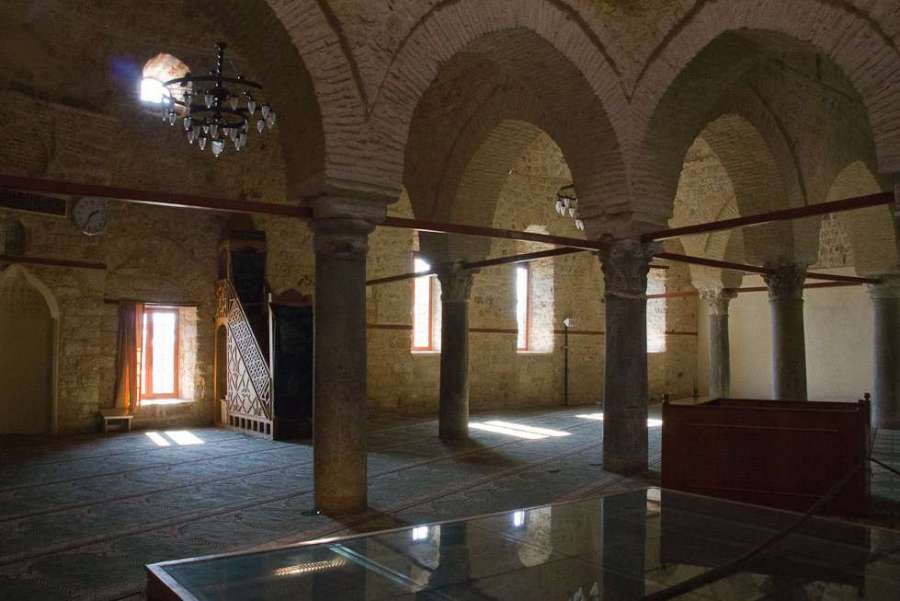 Interior View Of The Yivli Minare Mosque