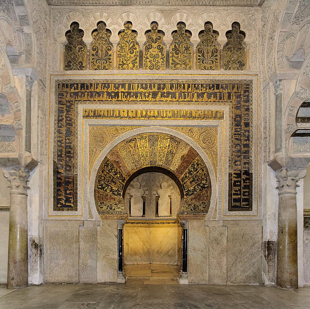Islamic Artwork Inside The Mosque Of Cordoba