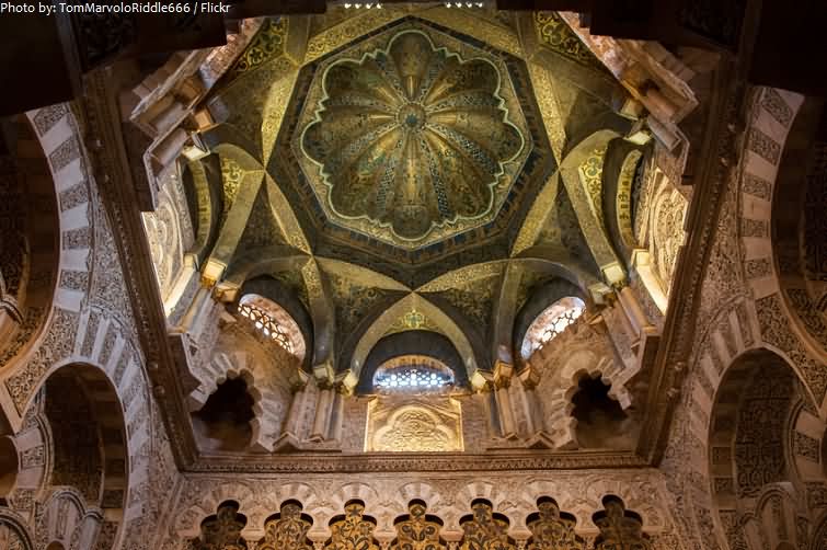 Mosque of Córdoba Dome Interior View