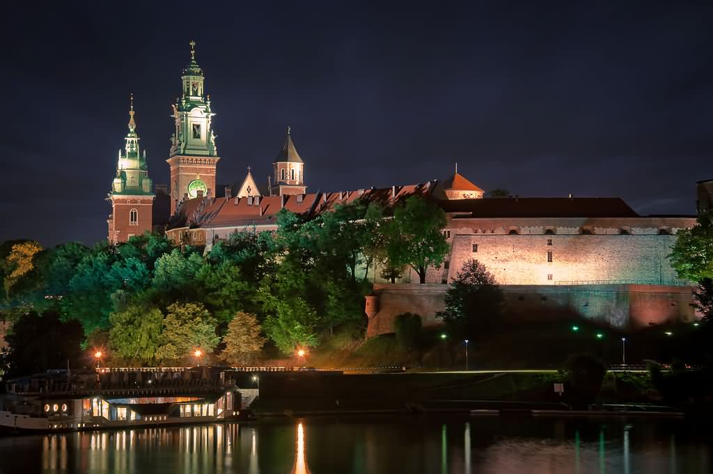 Night View Of The Wawel Castle