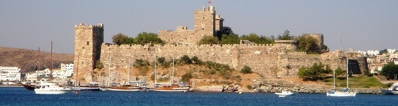 Panoramic View Of The Bodrum Castle In Turkey