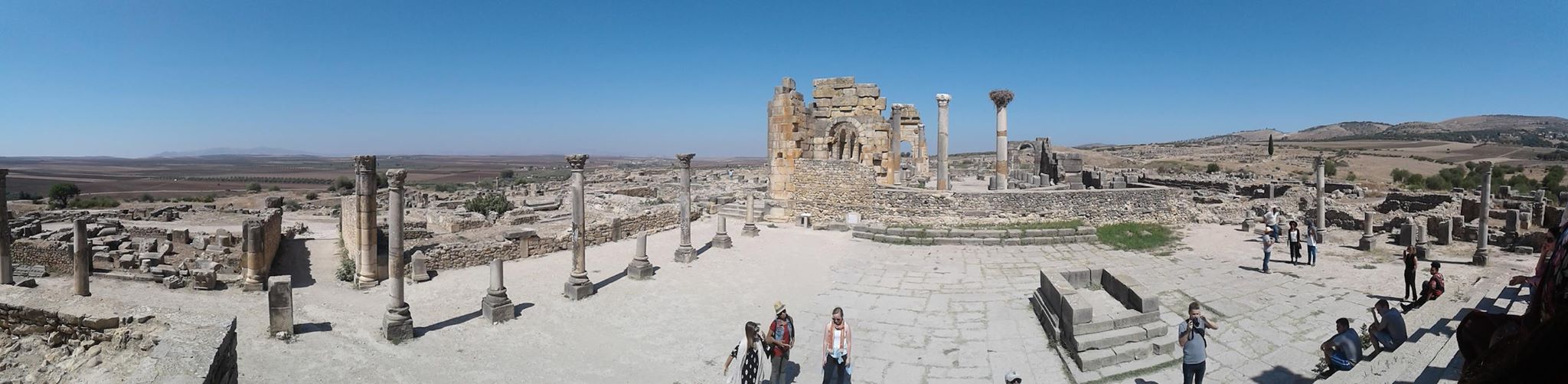 Panoramic View oF The Volubilis