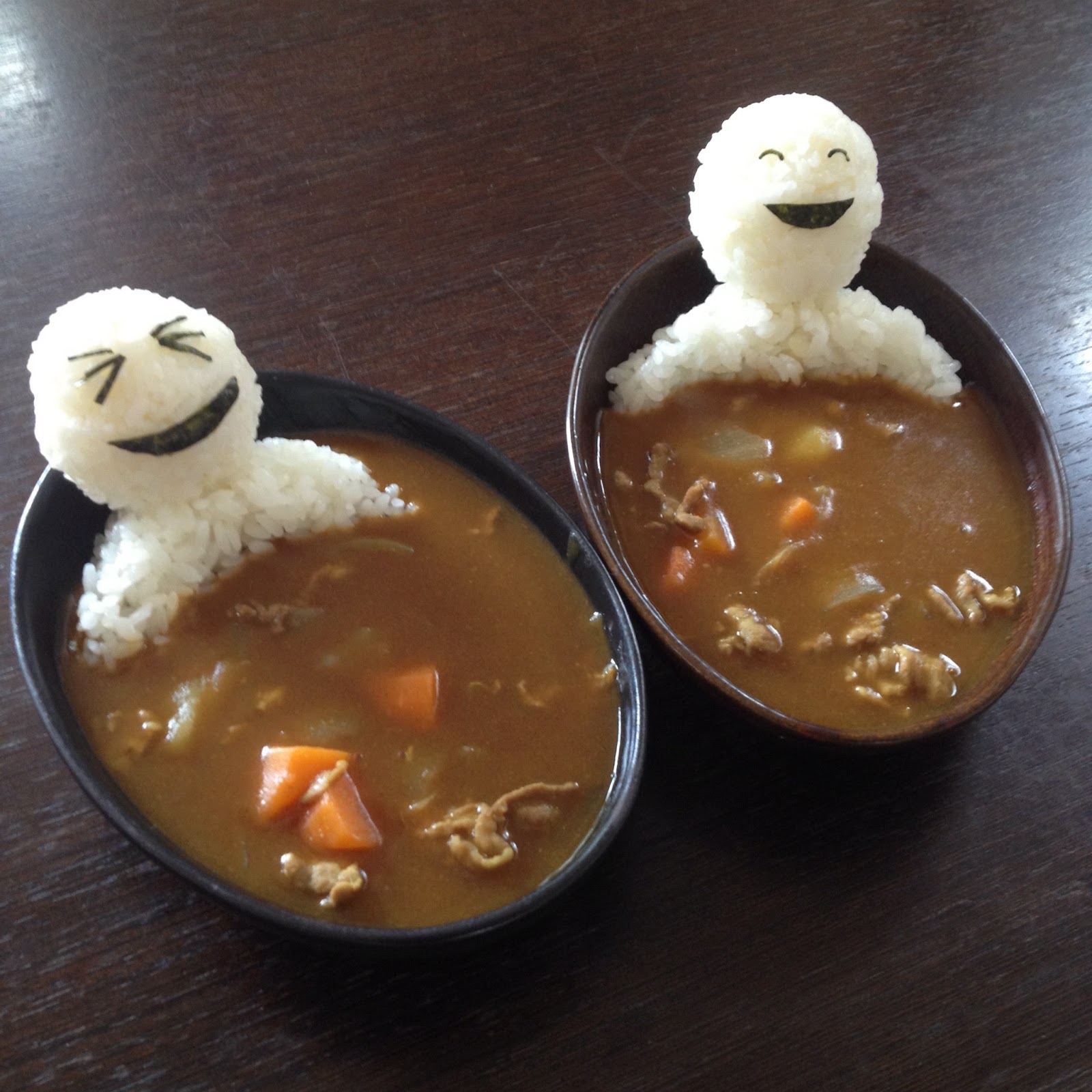 Rice Take hot Bath Funny Food Picture