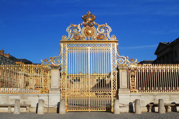 Royal Entrance Gate Of The Palace of Versailles