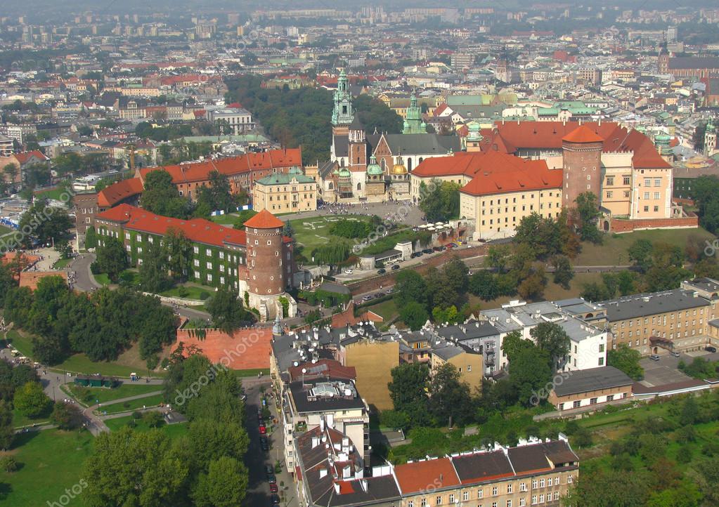 Royal Wawel Castle Aerial View