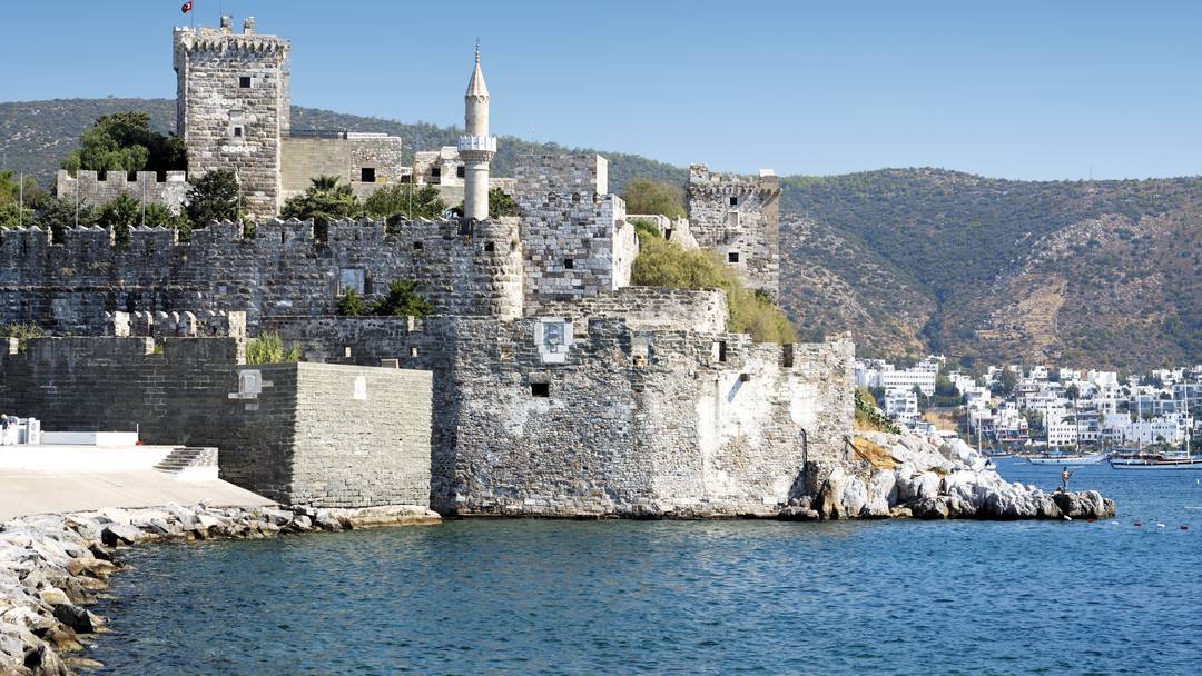Side View Of The Bodrum Castle