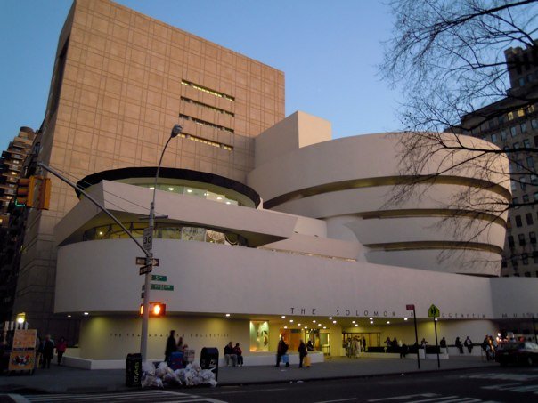 Side View Of The Guggenheim Museum