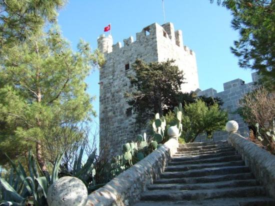Stairs To The Tower Of Bodrum Castle