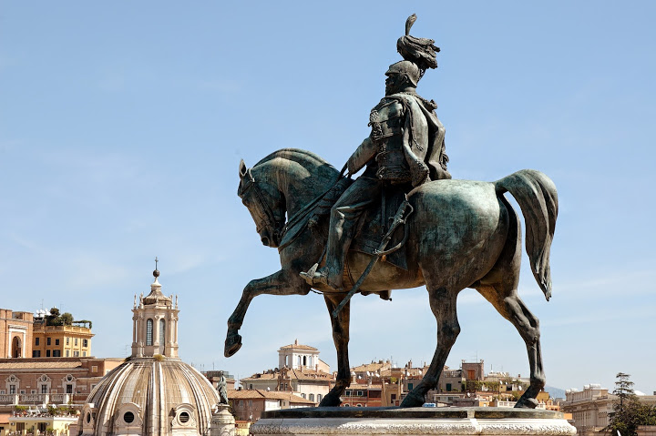 Statue Of Victor Emmanuel II in Rome