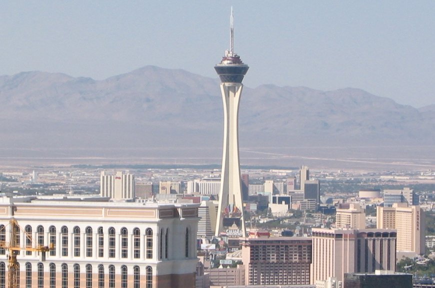 Stratosphere Tower View In Las Vegas