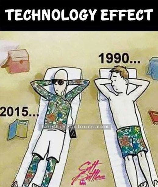 Technology Effect Funny Picture