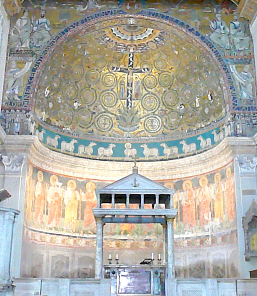 The Apse Mosaic At Basilica of San Clemente