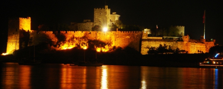 The Bodrum Castle At Night