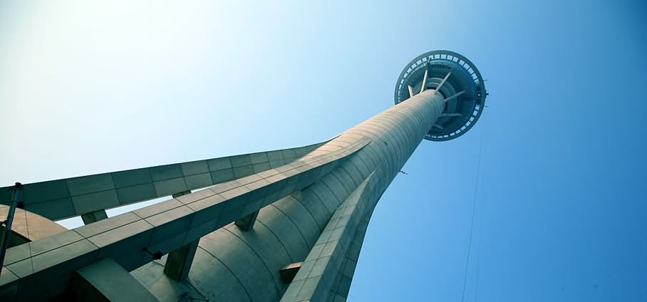The Macau Tower View From Below