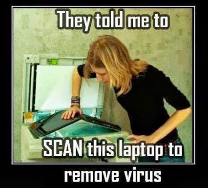They Told Me to Scan This Laptop To Remove Virus Funny Technology