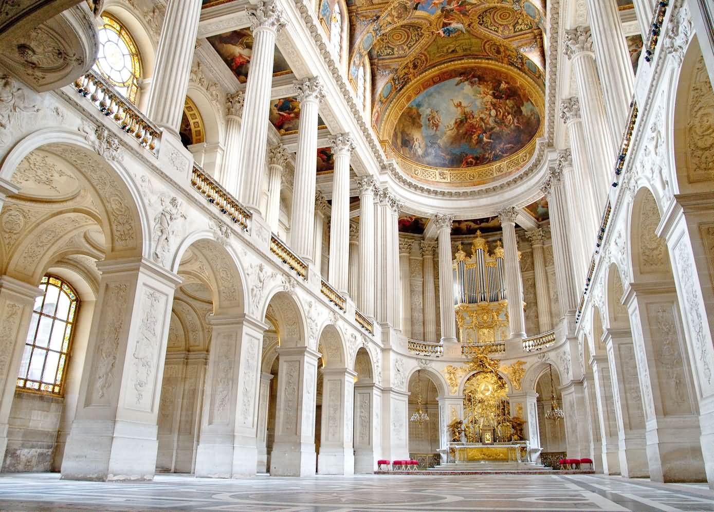 Thibault Chappe Chapel In Palace of Versailles