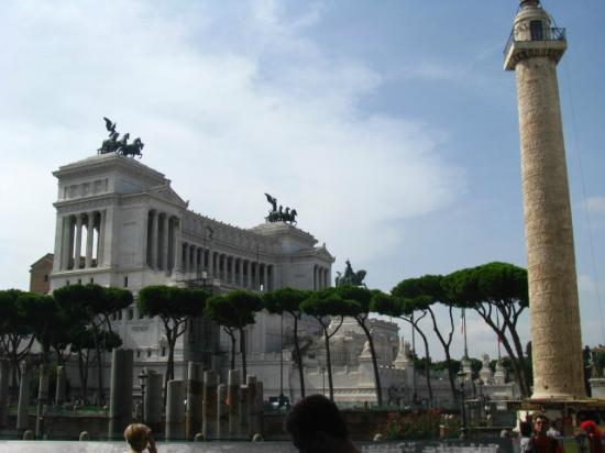 Victor Emmanuel II Monument View From Piazza venezia