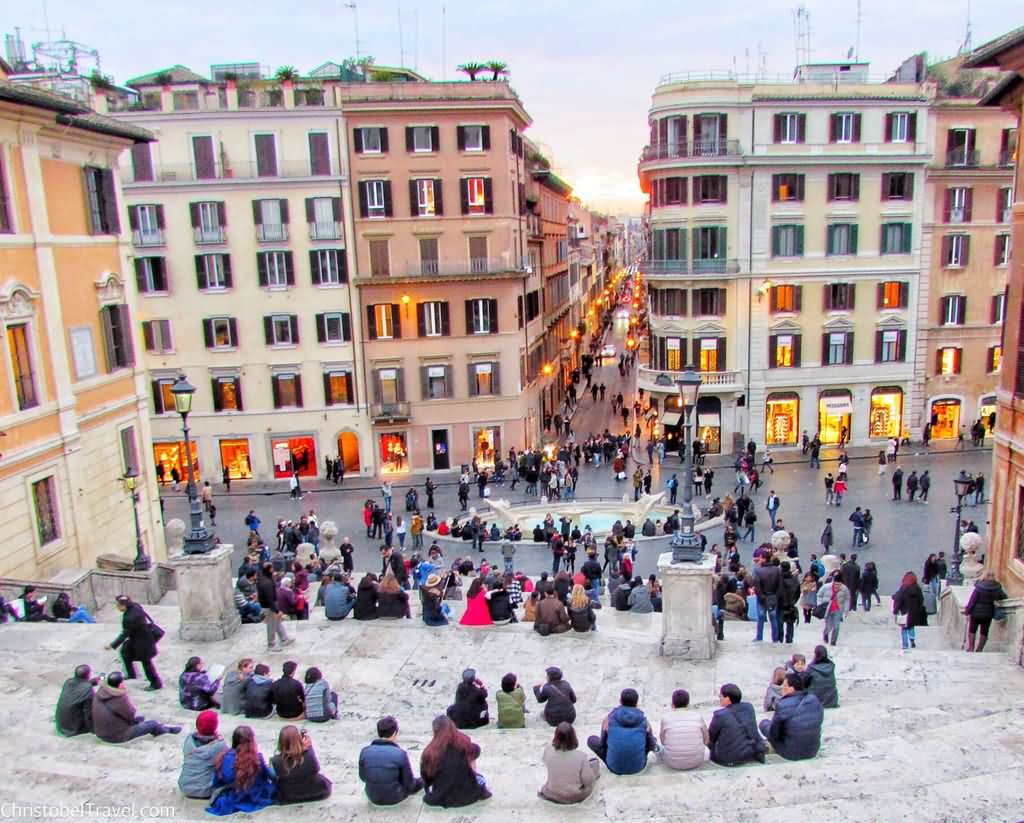 View From The Spanish Steps