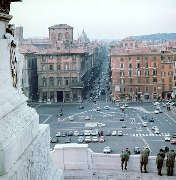 View of Piazza Venezia From Victor Emmanuel II Monument
