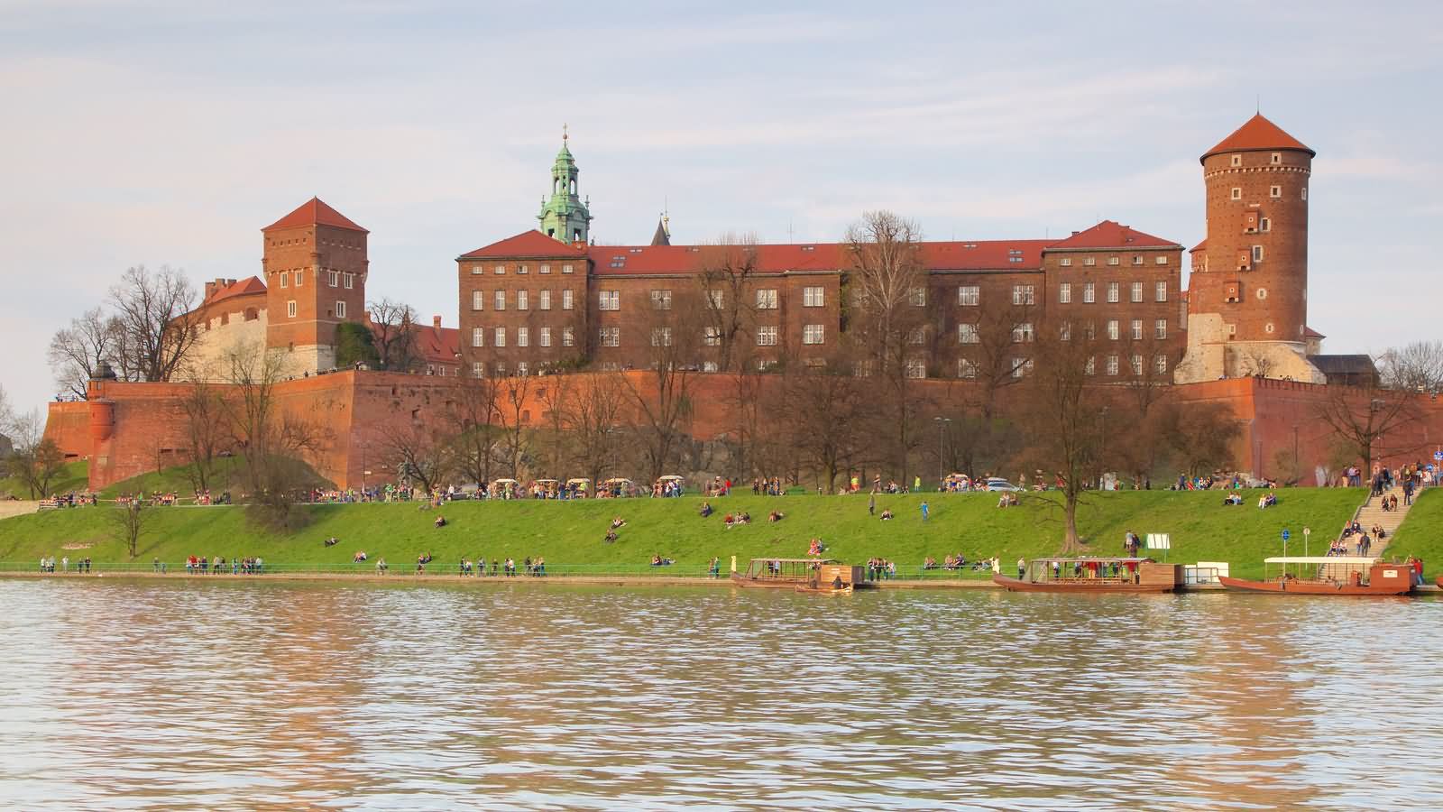 Wawel Royal Castle And River View