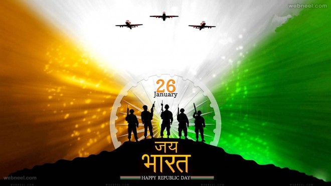 26 January Happy Republic Day india
