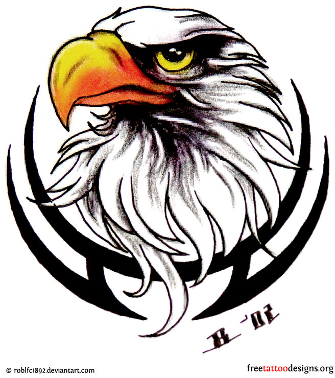 Amazing Eagle Head Tattoo Design By roblfc1891 at Deviantart