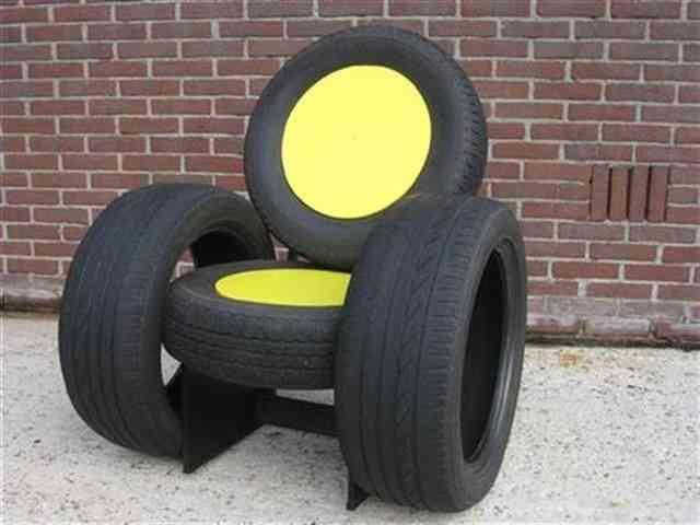 Amazing Tire Chair Idea By Using Old Tires