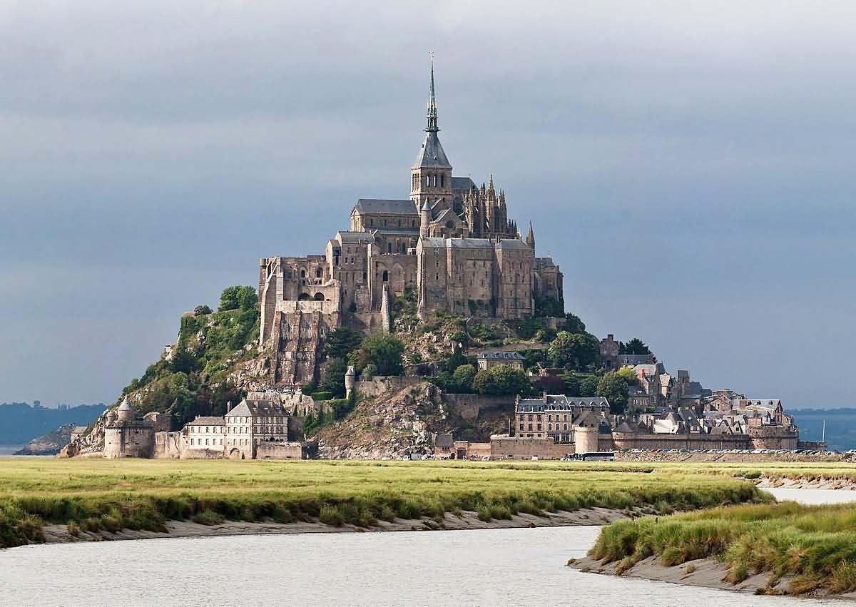 Beautiful view of the Mont Saint-Michel in france